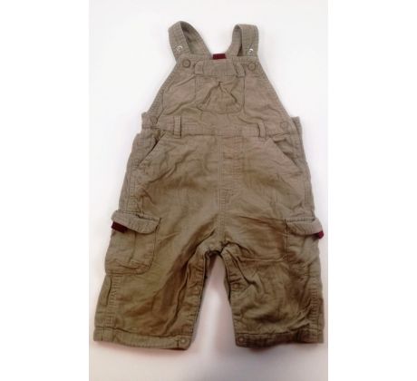 Menčestrové nohavice na traky, veľ.68, Campus Baby