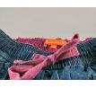 Bavlnené nohavice na šnúrku riflové, veľ.128, STACCATO