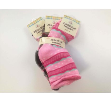 Dievčenské thermo ponožky, 3 páry, veľ.31-35