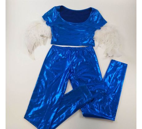 Detský Anjel modrý s krídlami, veľ.S