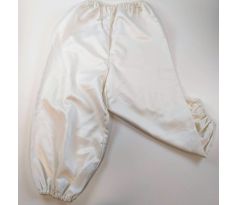 Biele lesklé nohavice, 8-10 rokov