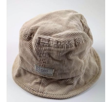 Luxusný krémový klobúčik z menčestru, BRUMS, 40cm