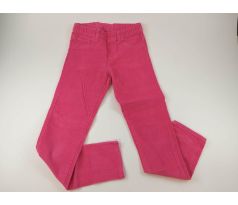Manšestrové rúžové nohavice, veľ.134, OVS