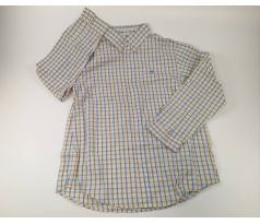 Svetlá kockovaná košeľa, veľ.140, BENETTON