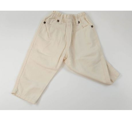 Krásne smotanové rifľové nohavice, veľ. 74, TEX