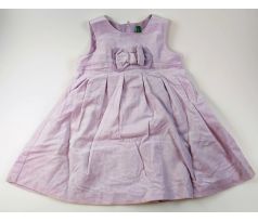 Slávnostné svetlofialové šaty, veľ.110, BENETTON