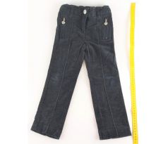 Čierne semišové nohavice, veľ.104, C&A